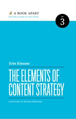 Cover of Elements of Content Strategy